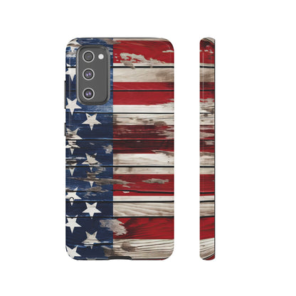 Wood Stars Stripes Tough Case