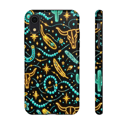 Neon Turquoise Tough Case