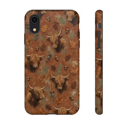 Autumn Highland Cow Tough Case