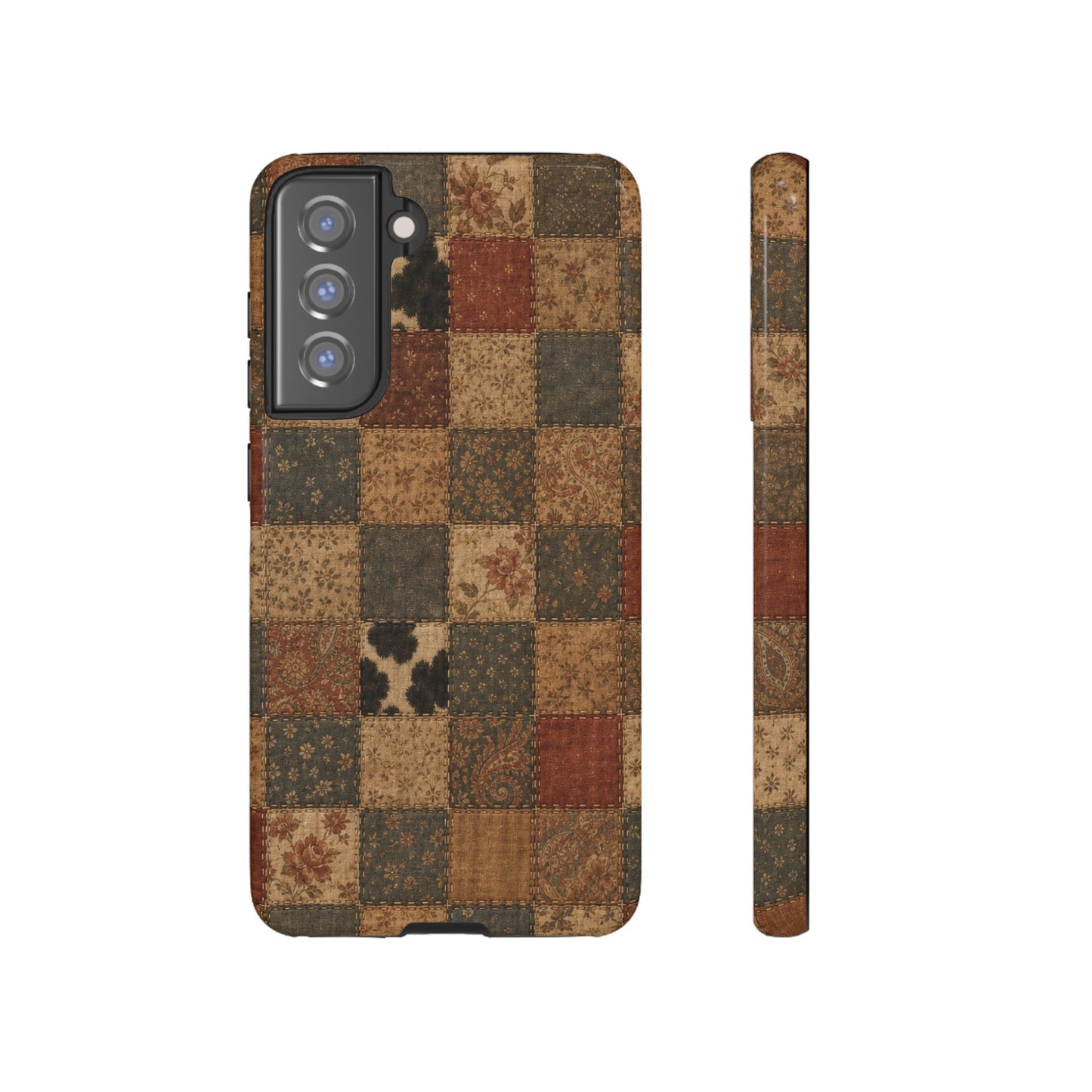Rustic Patchwork Tough Case