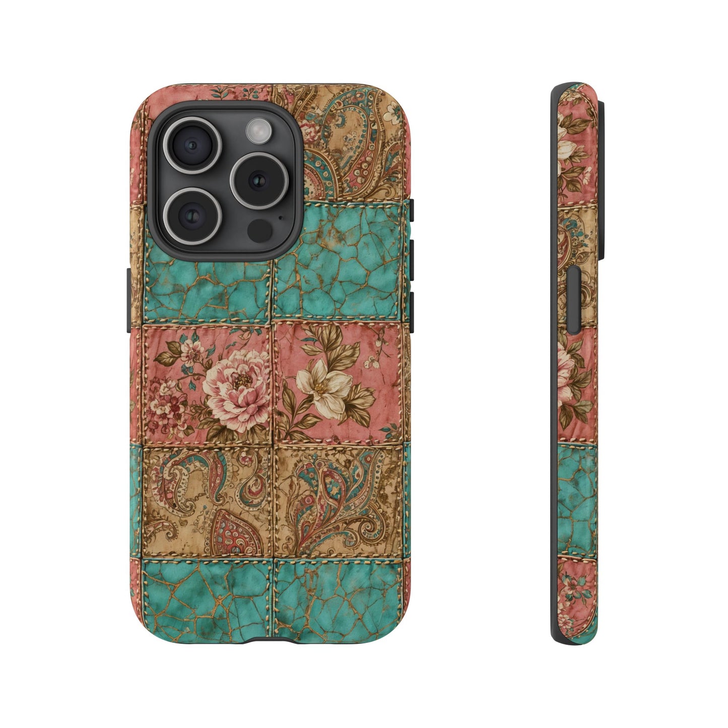 Turquoise Paisley Tough Case
