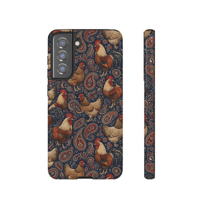 Patriotic Paisley Chickens Tough Case