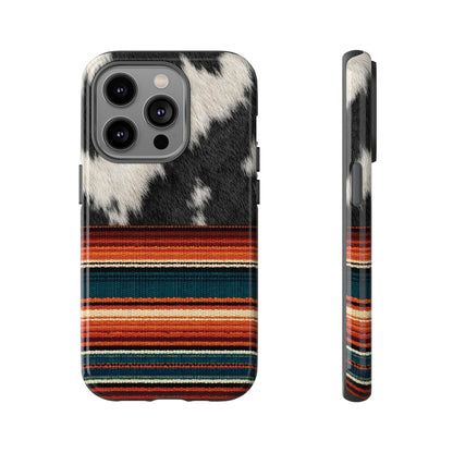 Cowhide + Serape Stripe Tough Case