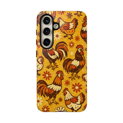 Retro Chickens Tough Case