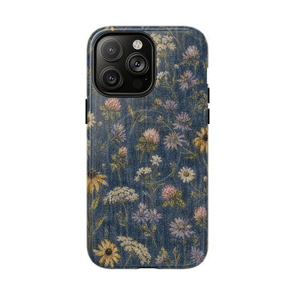 Denim Florals Magnetic Case