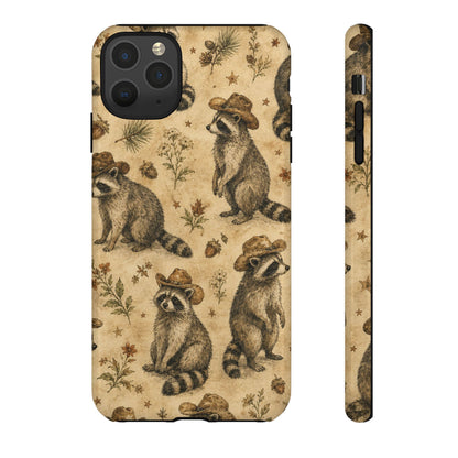 Painted Raccoon Tough Case