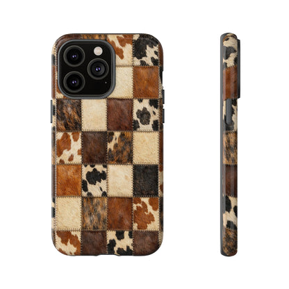 Cowhide Quilt Tough Case