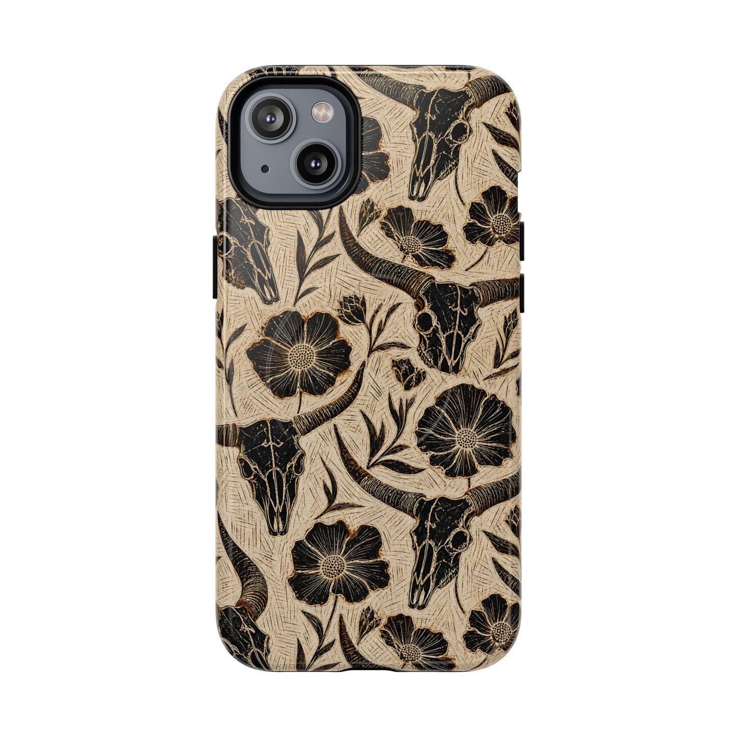 Carved Skulls Magnetic Case