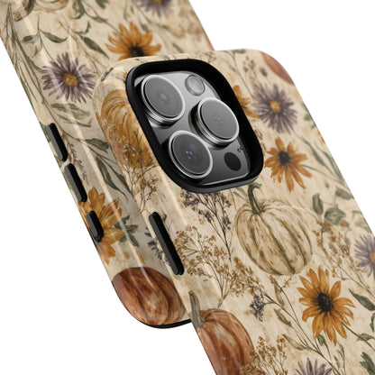 Pumpkin Wildflower Magnetic Case