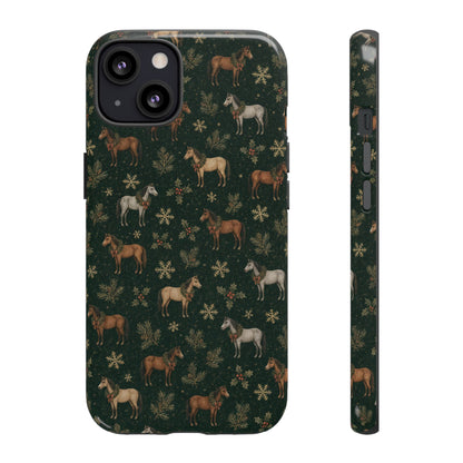 Evergreen Horses Tough Case