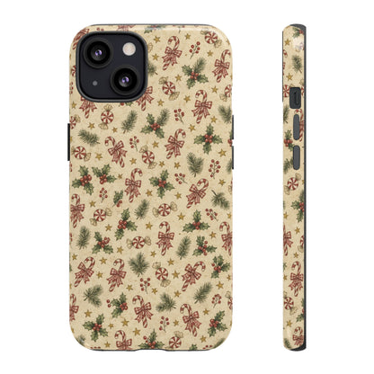 Candy Cane Gingham Tough Case
