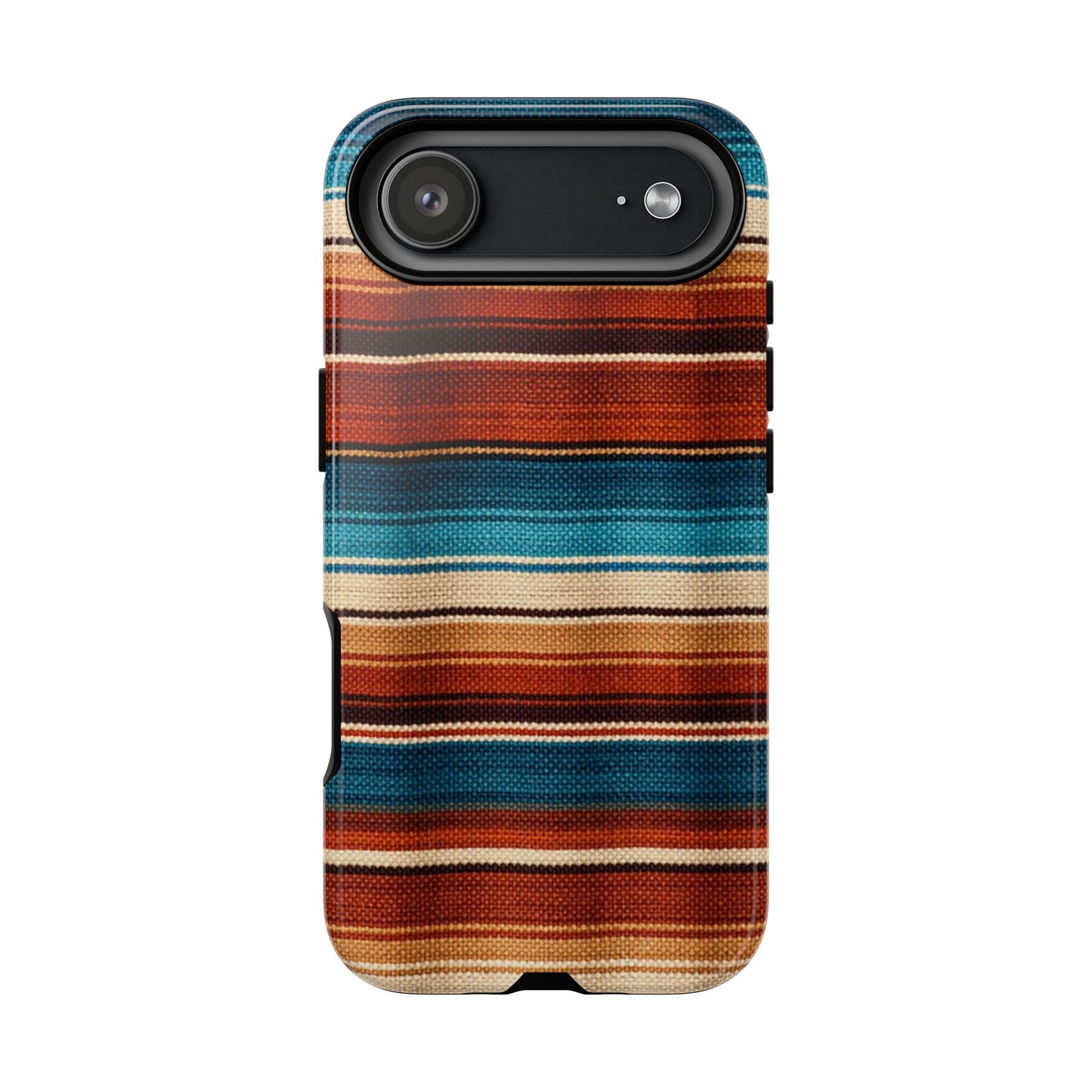 Turquoise + Orange Serape Tough Case