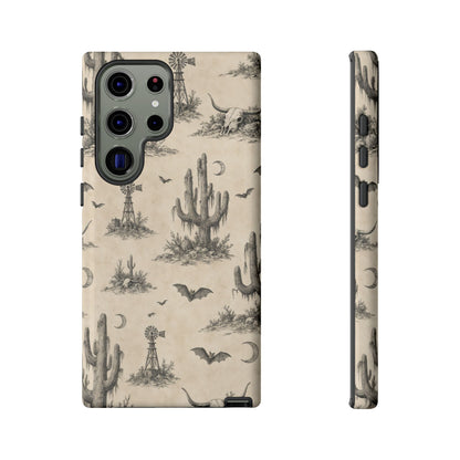 Spooky Desert Toile Tough Case