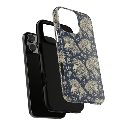 Floral Horses Tough Case