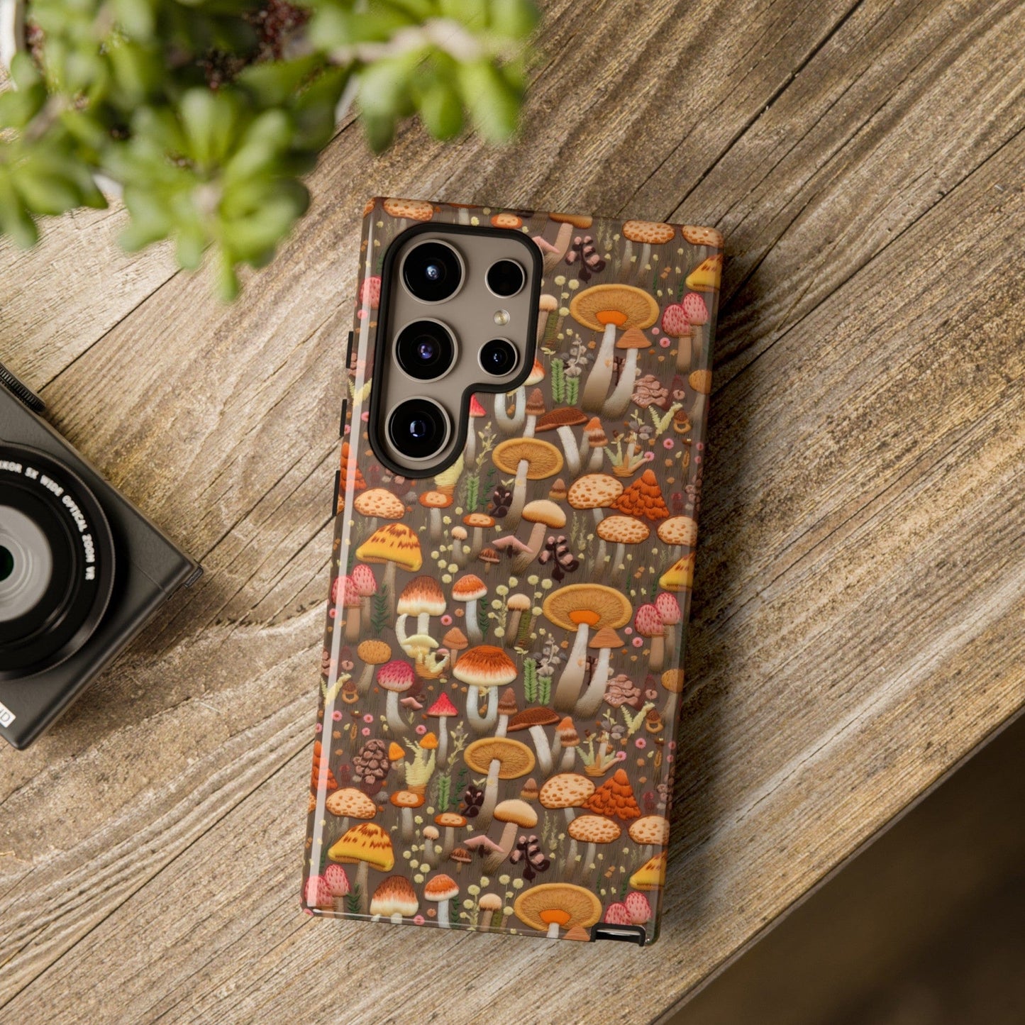 Orange Mushroom Phone Case