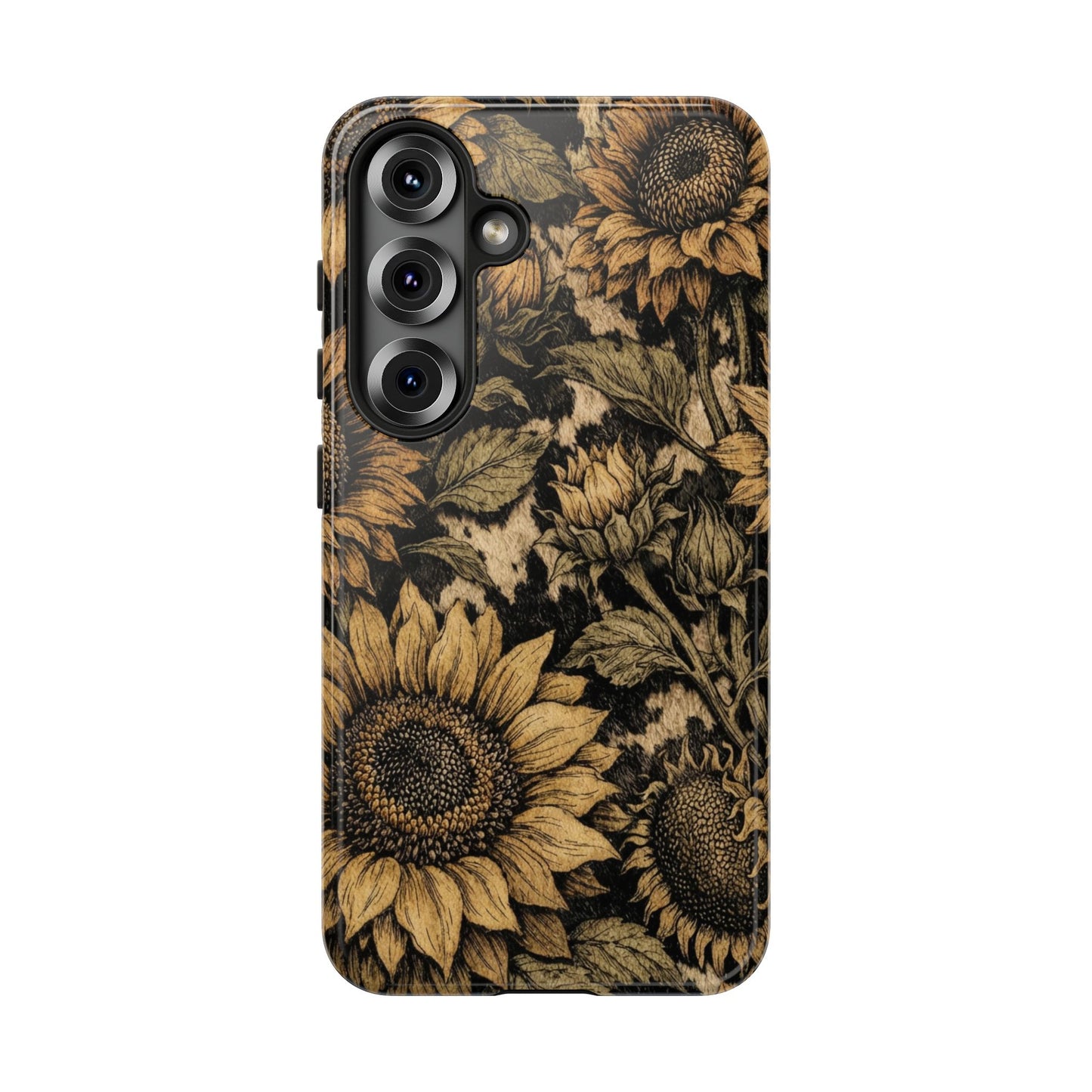 Cowhide Sunflowers Tough Case