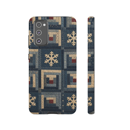Snowflake Quilt Tough Case