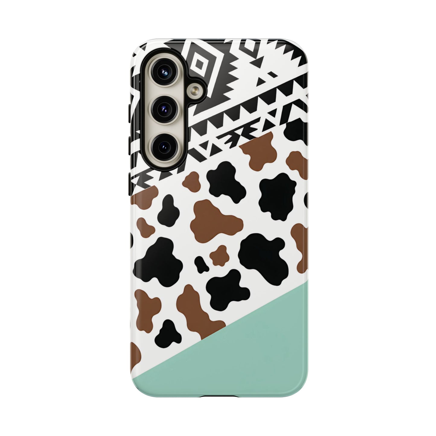 Mint Aztec Cowhide Tough Case