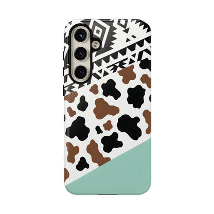 Mint Aztec Cowhide Tough Case