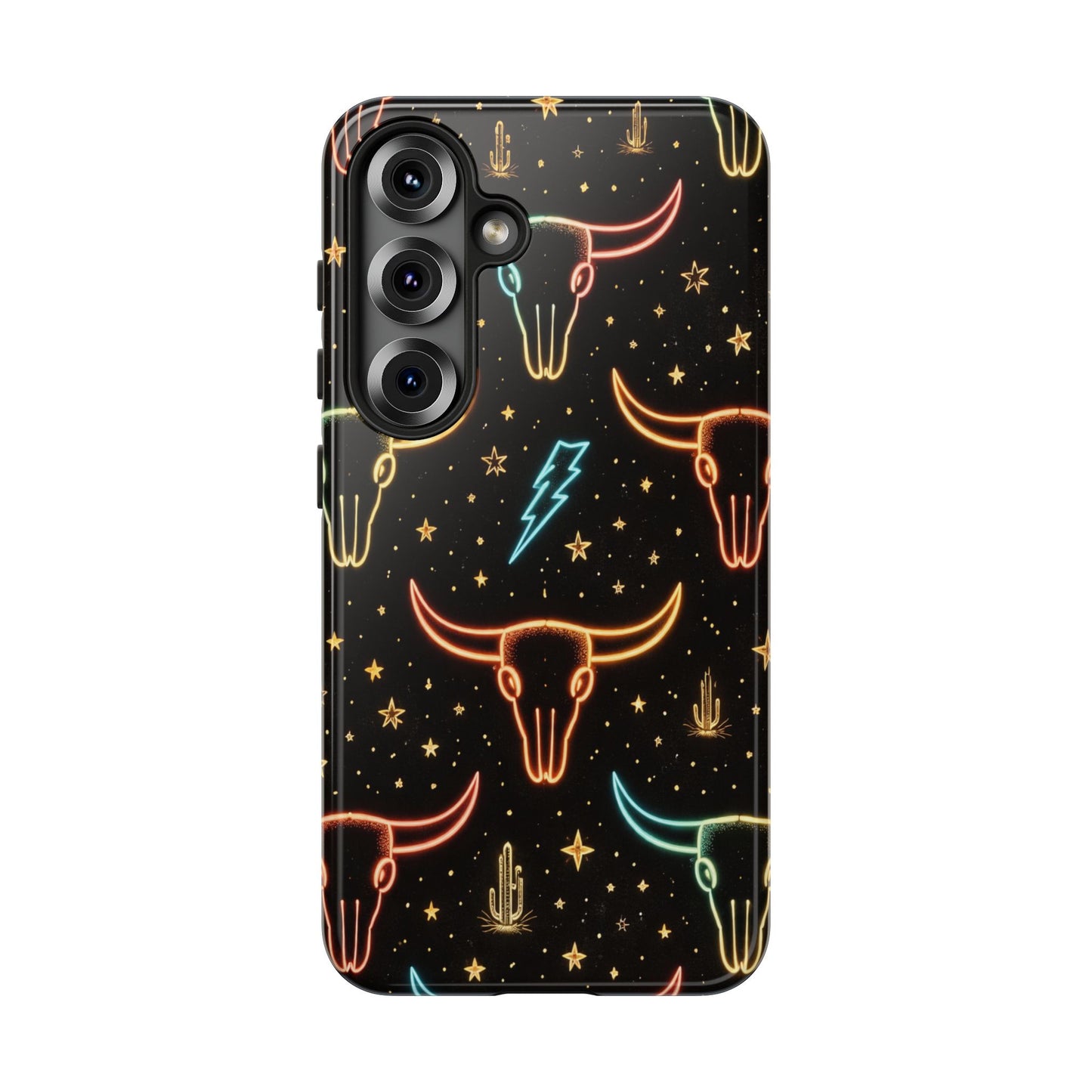 Neon Longhorns Tough Case