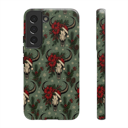 Santa Bull Skulls Tough Case