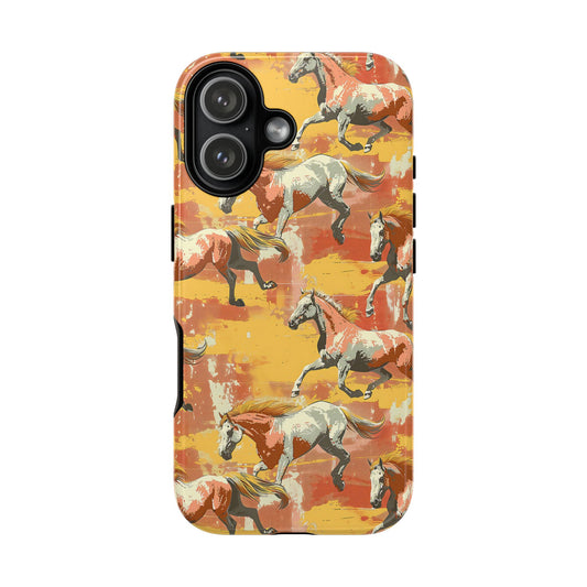 Pink Lemonade Horses Tough Phone Case