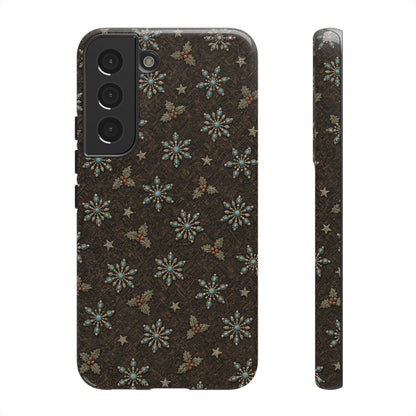 Squash Blossom Snowflakes Tough Case