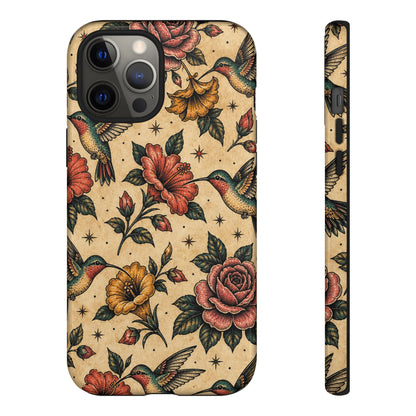 Hummingbird Rose Tough Case