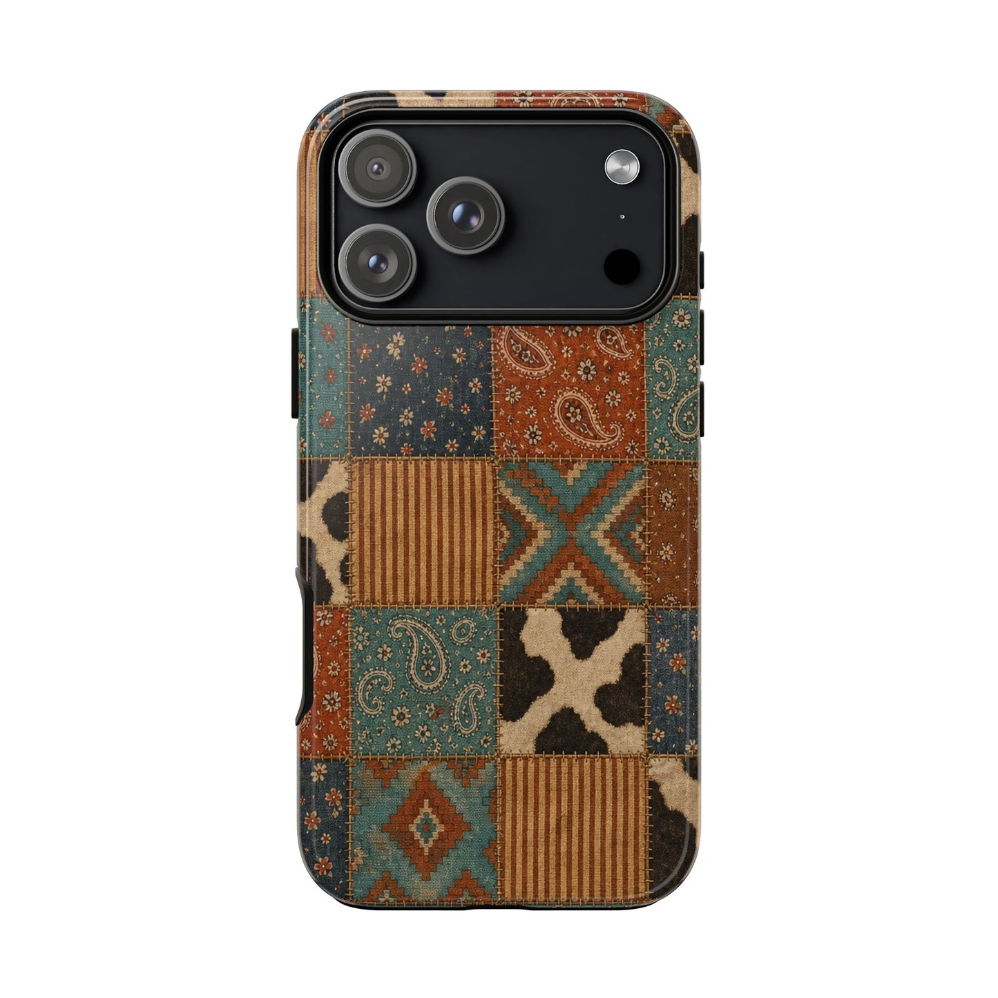 Turquoise Patchwork Tough Case