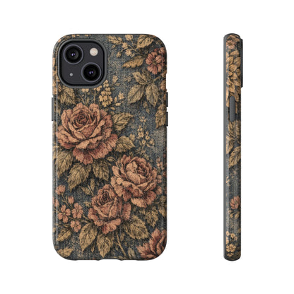 Denim Blooms Tough Case