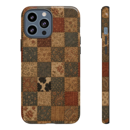 Rustic Patchwork Tough Case