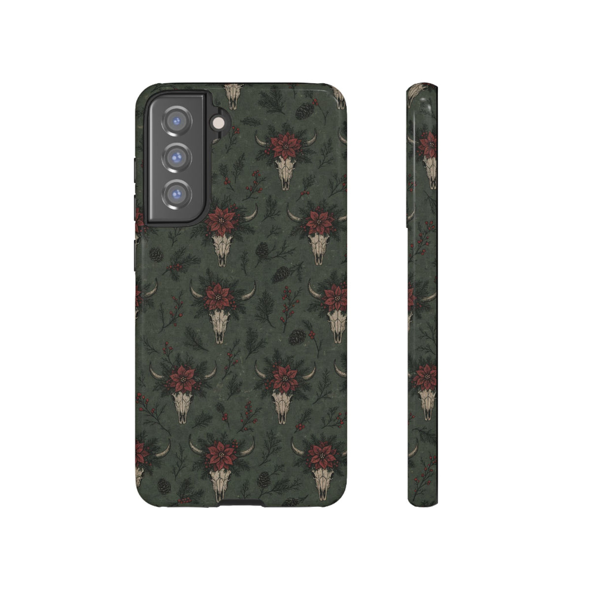 Inked Christmas Skull Tough Case