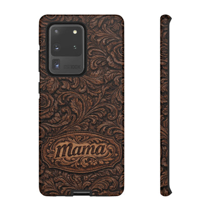 Carved Floral Mama Tough Case