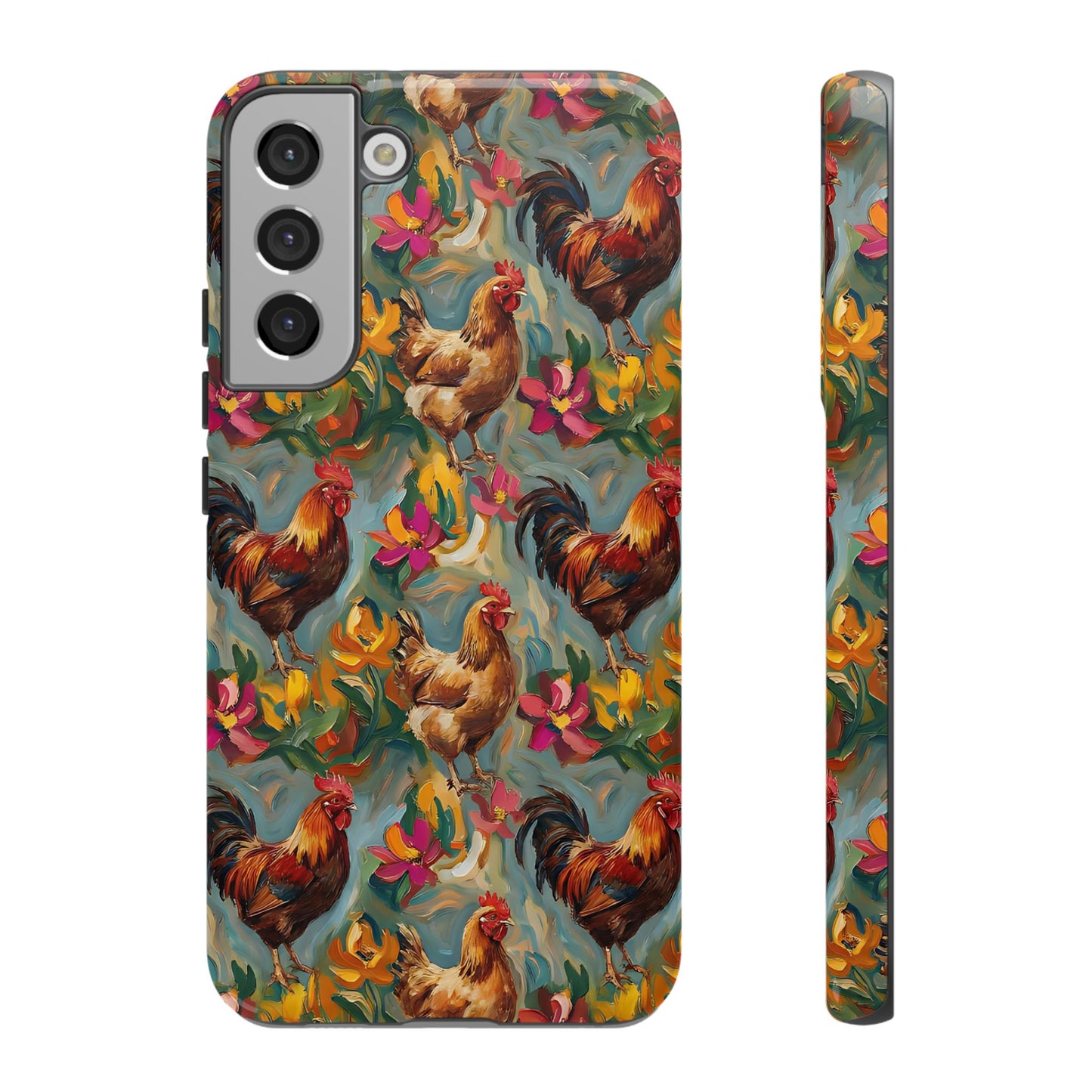 Painted Chickens Tough Case