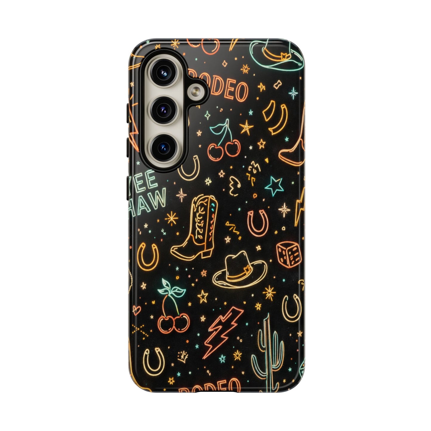 Retro Neon Rodeo Tough Case