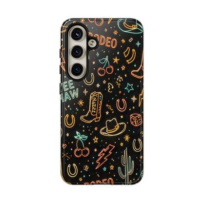Retro Neon Rodeo Tough Case