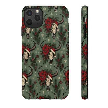 Santa Bull Skulls Tough Case