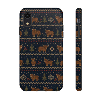 Highland Cow Sweater Tough Case