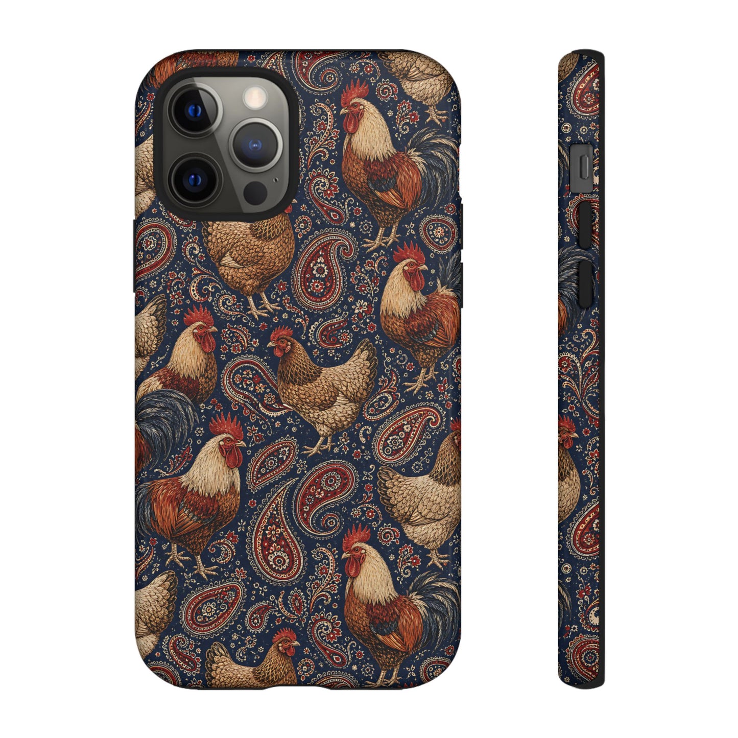 Patriotic Paisley Chickens Tough Case