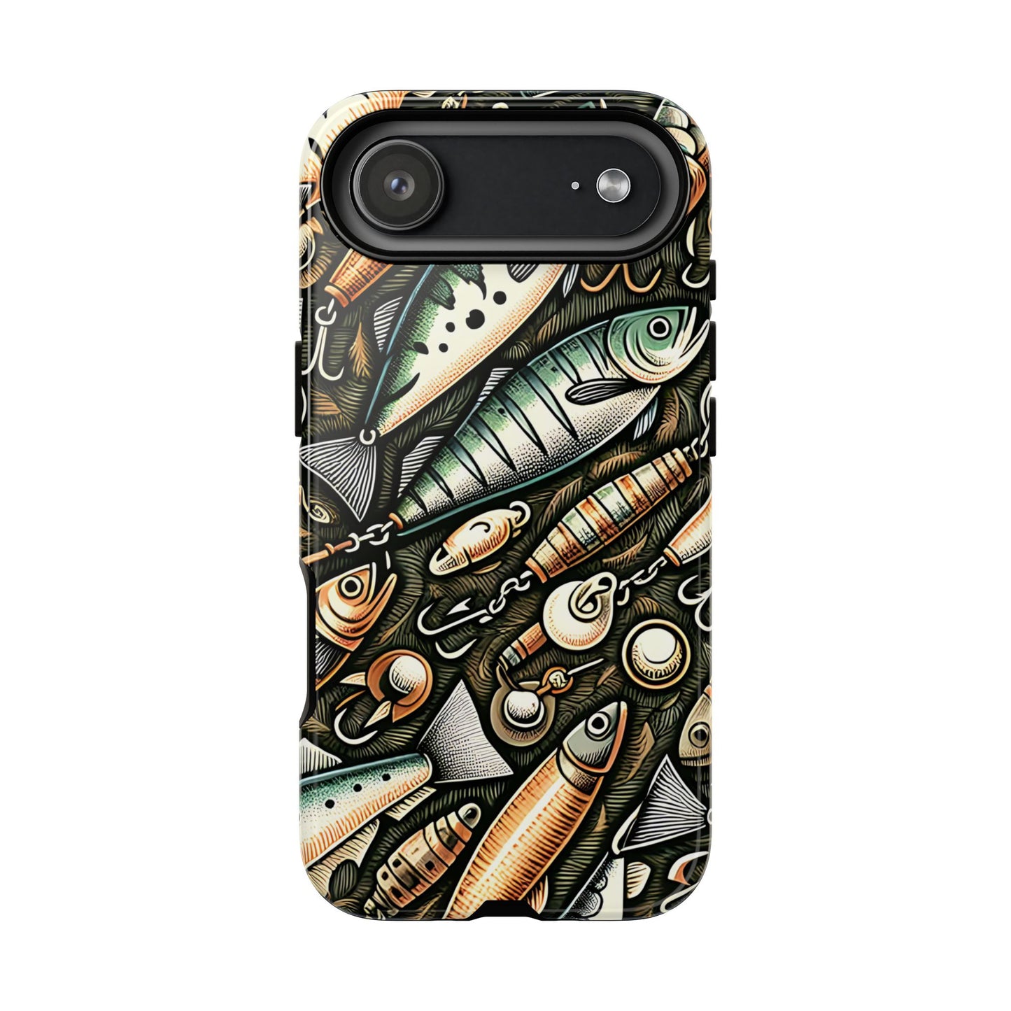 Vintage Fishing Lures Tough Phone Case