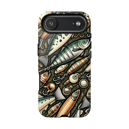 Vintage Fishing Lures Tough Phone Case