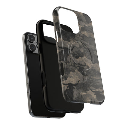 Camo Longhorns Magnetic Case