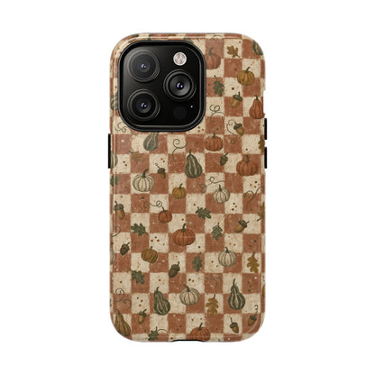 Pumpkin Checker Magnetic Case