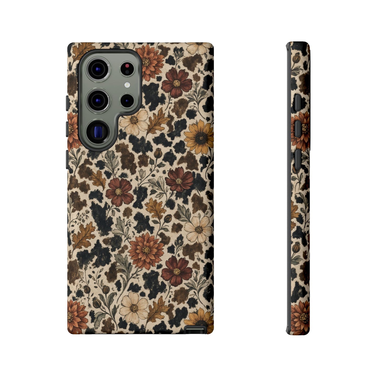 Autumn Cowhide Bloom Tough Case