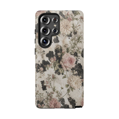 Floral Cowhide Tough Case