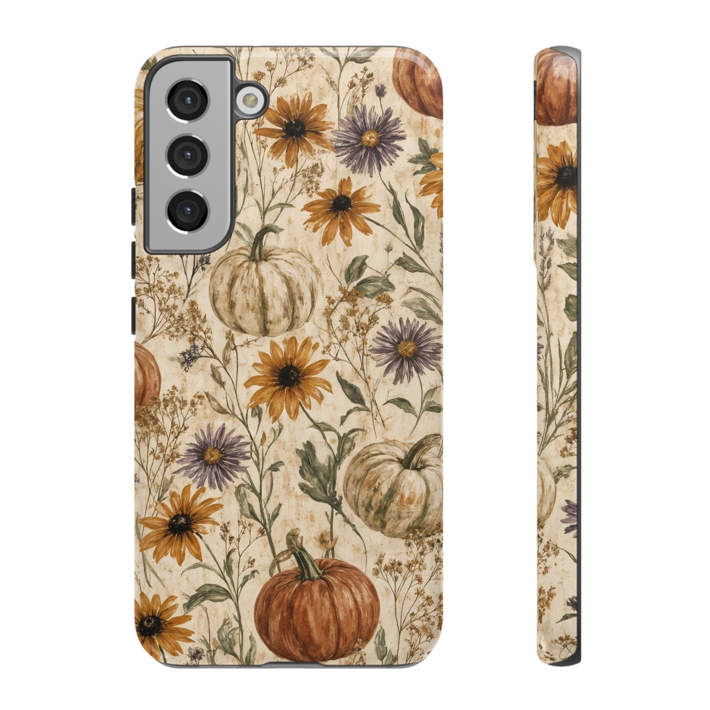 Pumpkin Wildflower Tough Case