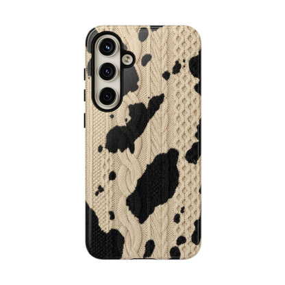 Cable Knit Cowhide Tough Case