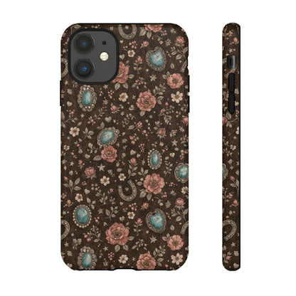 Turquoise Roses Tough Case