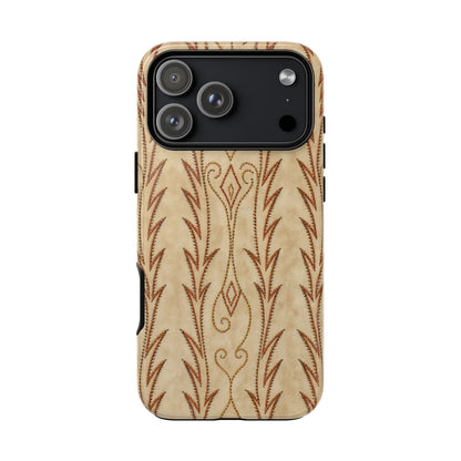 Boot Stitch Cream Tough Case