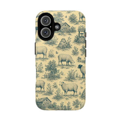 Sheep Toile Magnetic Case